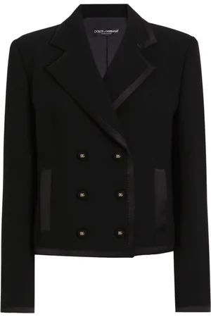 Dolce & Gabbana Blazer med satindetalje