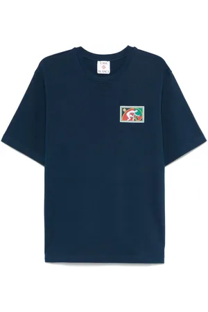 Casablanca T-shirt med mærkedetalje