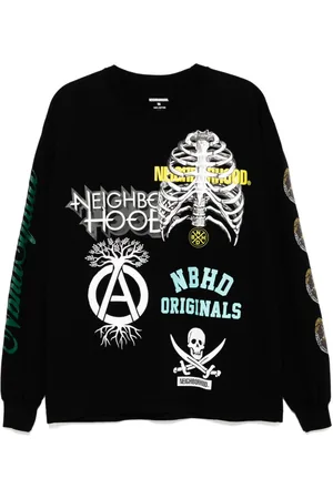 NEIGHBORHOOD T-shirt med grafisk tryk