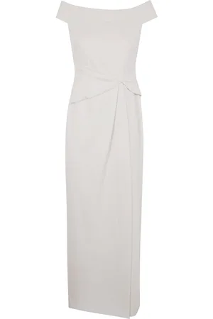 Ralph Lauren Fishtail-kjole med off-shoulder-snit