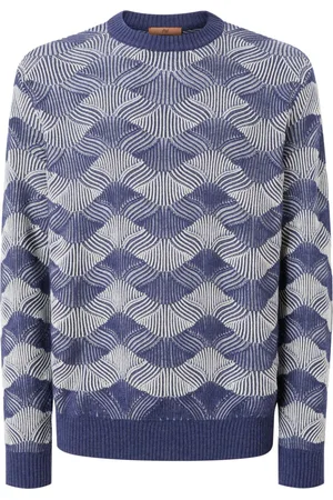 Missoni Ribstrikket sweater med rund hals