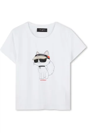 Karl Lagerfeld T-shirt med grafisk tryk
