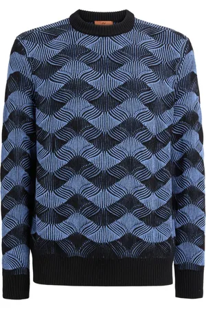 Missoni Ribstrikket sweater med rund hals