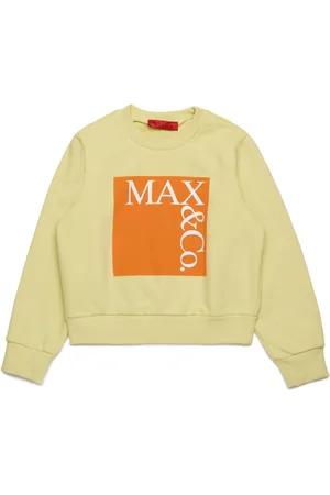 MAX&Co. Kids Sweatshirt med rund hals og logotryk