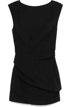 St Agni Kort bateau tuck-kjole