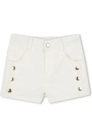 Chloé Denimshorts med takket kant