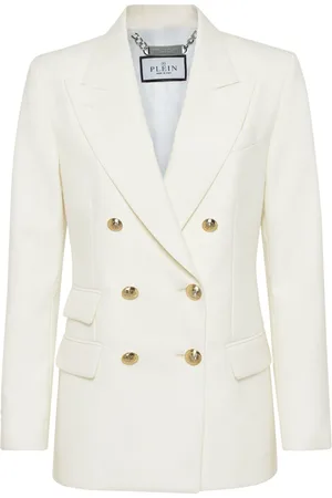 Philipp Plein Blazer i uld med marine-pasform