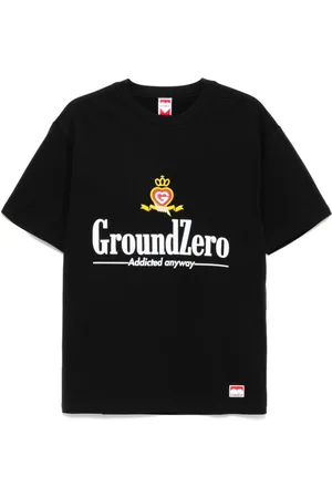 Ground Zero T-shirt med logotryk