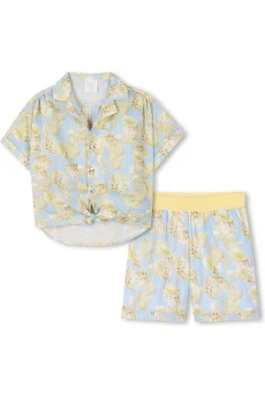 Givenchy Sæt med skjorte og shorts med skaltryk