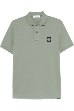 Stone Island Polo med kompasmotiv