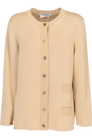 Salvatore Ferragamo Cardigan med knapper fra 1980