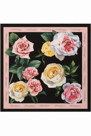 Dolce & Gabbana Tørklæde med blomstertryk