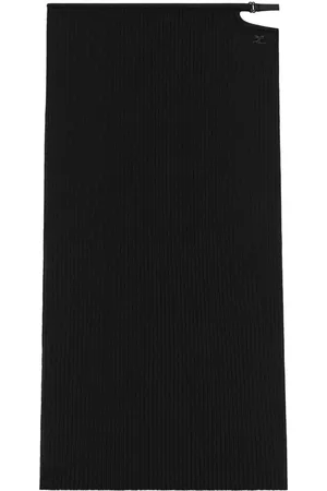 Courrèges Ribstrikket midi-nederdel