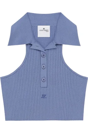Courrèges Cropped polo-top