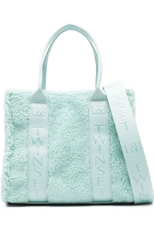 Twin-Set Tote i imiteret pels