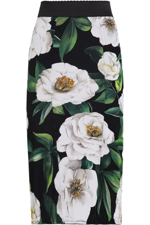 Dolce & Gabbana Nederdel med blomstertryk