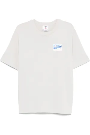 Casablanca T-shirt med logomærke