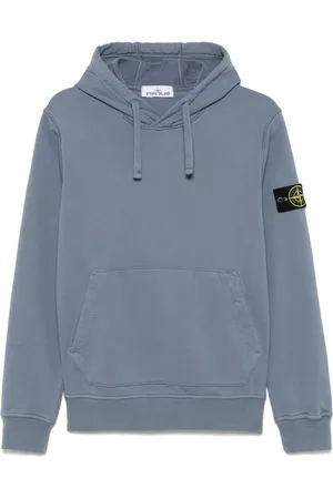 Stone Island Hættetrøje med kompasmærke og logo