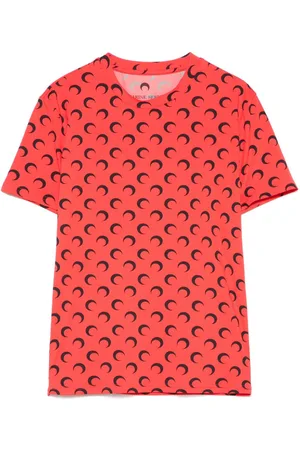 Marine Serre Moon T-shirt i jersey