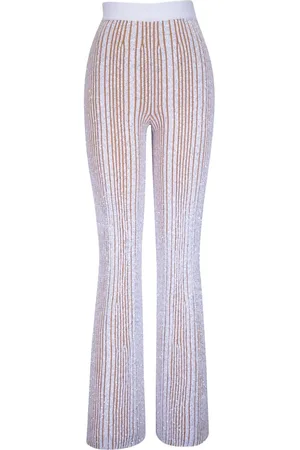 Missoni Ribbede bukser med pailletter