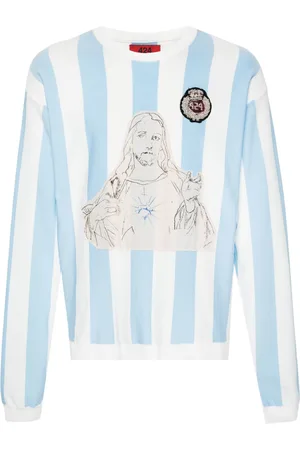 424 FAIRFAX Sweatshirt med logoapplikation