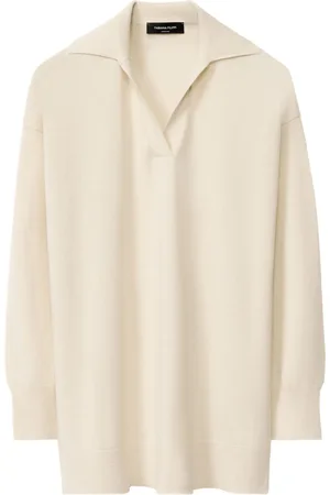 Fabiana Filippi Sweater med splittet hals