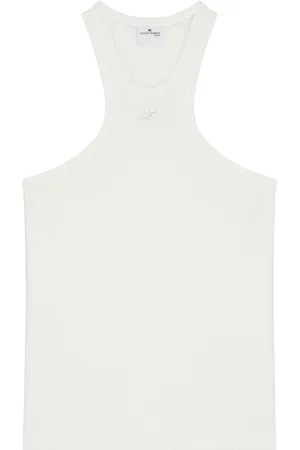 Courrèges Tanktop i scuba-jersey