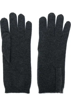 Brunello Cucinelli Strikkede handsker i kashmir