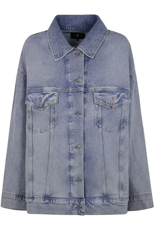 7 for all Mankind Denimjakke med knapper
