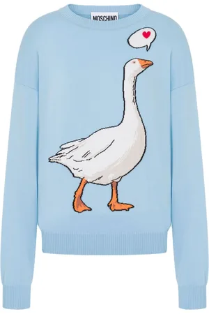 Moschino Sweater med gåsemotiv