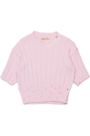 Marni T-shirt med slitageeffekt