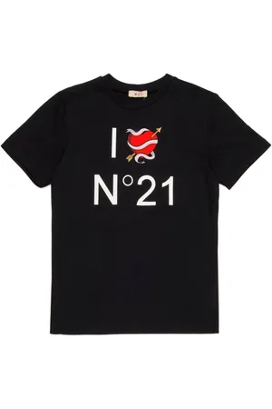 Nº21 T-shirt med logotryk