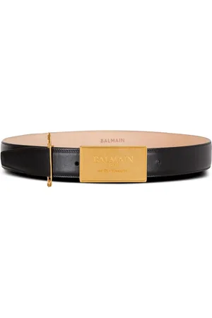 Balmain Læderbælte med logoplade