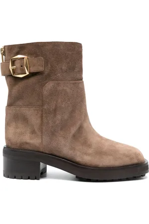 Jimmy Choo 50 mm støvler i ruskind