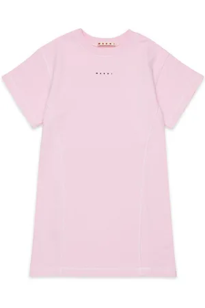 Marni T-shirt-kjole med logotryk