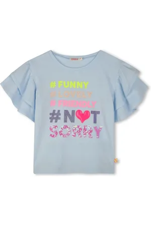 Billieblush T-shirt med pailletudsmykning