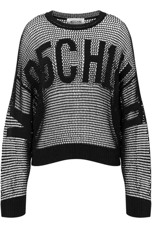 Moschino Sweater med logo i jacquard