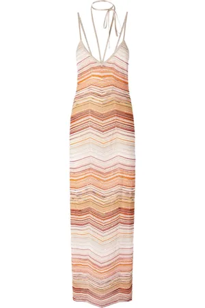 Missoni Lang chevron-vævet kjole