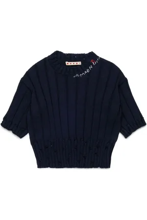 Marni T-shirt med slitageeffekt