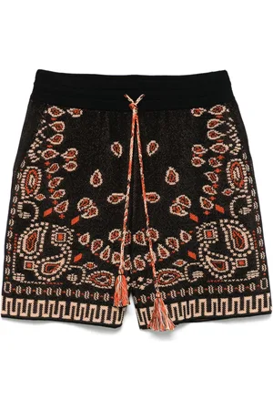 Alanui Shorts med bandana-tryk