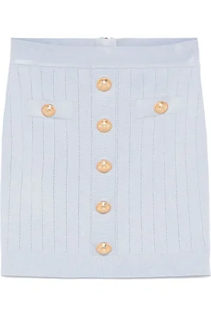 Balmain Kort nederdel med møntknapper