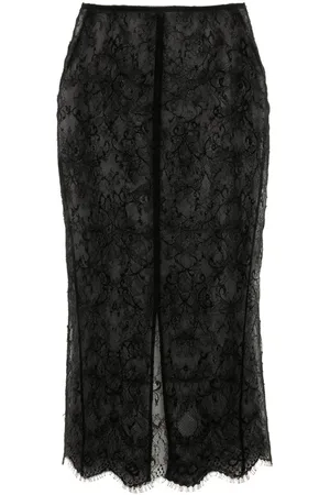 Victoria Beckham Midi-nederdel med chantilly-blonde