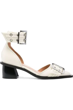 Ganni 60 mm pumps med åben tå