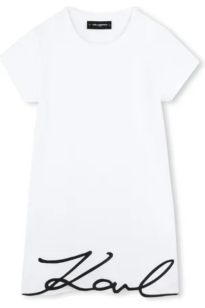 Karl Lagerfeld Kjole med logo-applikation