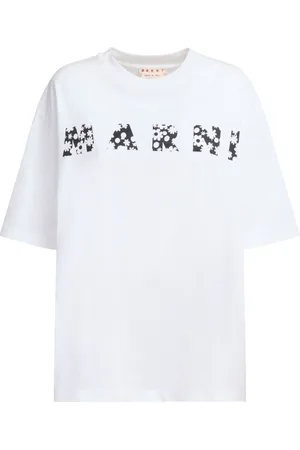 Marni T-shirt med logotryk