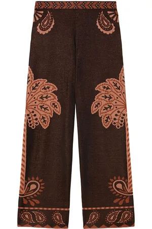 Alanui Wild Wonder Foulard palazzo-bukser