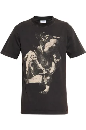 OFF-WHITE T-shirt med tryk