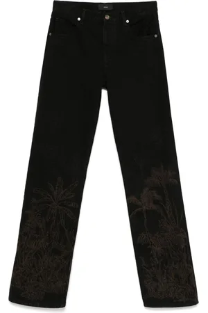Alanui Jungle Toile de Jouy jeans