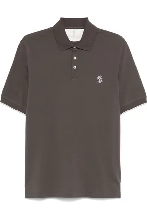 Brunello Cucinelli Polo med logotryk
