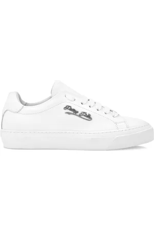 Philipp Plein Lædersneakers med snøre